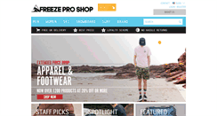 Desktop Screenshot of freezeproshop.com